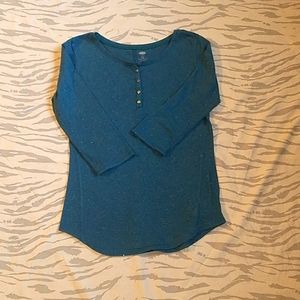 BUNDLE💙💜 Oldnavy 3/4-length Shimmer-Lined Shirts